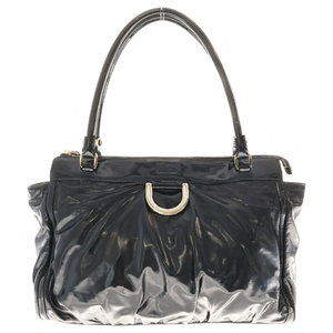 Gucci Patent Aby Tote Bag Black